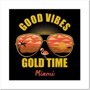 Good vibes Miami Posters and Art